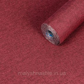 Льняные тёплые обои на самоклейке бардо меланж 2800*650*2mm (D) SW-00001492