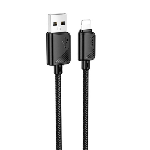 Дата кабель Hoco X113 Beneficio USB to Lightning (1m) Black