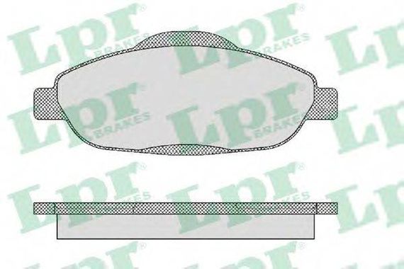 Колодка гальм. диск. PEUGEOT 308 1.4-2.0 07-,3008 1.6HDI 09 - передн. (вир-во LPR) LPR 05P1471 на PEUGEOT 308 (4A_, 4C_)