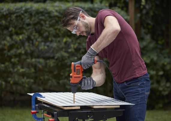 Дриль мережевий ударний BLACK+DECKER BEH200 | Зображення 5