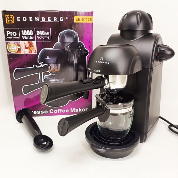 Эспрессо кофеварка Edenberg EB-61136 4 чашки 240мл BJ-25 | Зображення 6