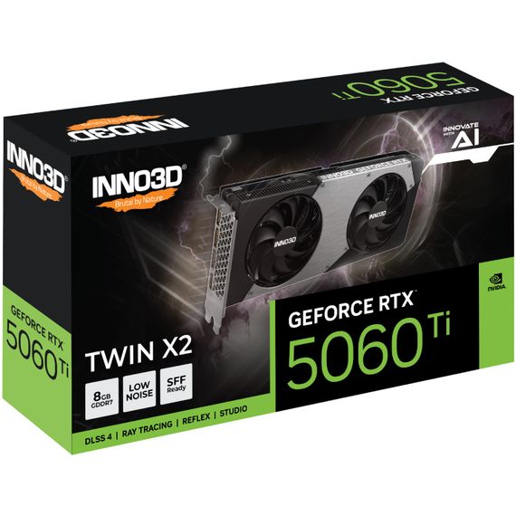 GeForce RTX5060 Ti Inno3D TWIN X2, 8GB GDDR7, 128bit, PCI Express 5.0 | Зображення 2