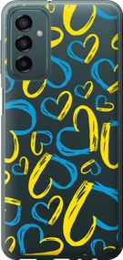 Чехол на Samsung Galaxy M23 M236B Сердца UA "5292u-2632-17620"