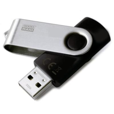 USB флеш накопичувач Goodram 64GB Twister Black USB 2.0 (UTS2-0640K0R11) | Зображення 1