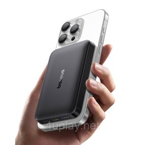 Бездротовий магнітний повербанк Baseus EnerFill FM12 Qi2 Magnetic Power Bank 22.5W 10000mAh Black