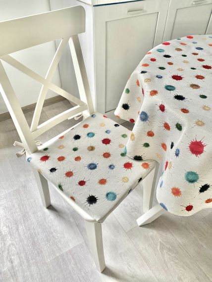 Подушка на стілець гобеленова EDEN850B Limaso, 40x40, Квадратна, Повсякденний, Без люрексу, 75% поліестер, 22% бавовна, 3% акрил, поролон, Гобелен | Зображення 3