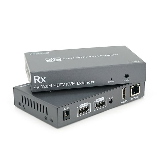 Активний VEGGIEG V-HD012 KVM HDMI 2x1 спліттер 200m, 1080P/60Hz
