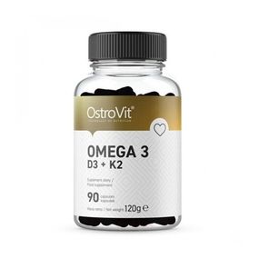 Омега для спорту OstroVit Omega 3 D3 + K2 90 Caps