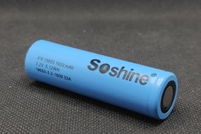 Акумулятор Li-Fe Soshine 18650 3,2V 1600mAh (1 шт.)