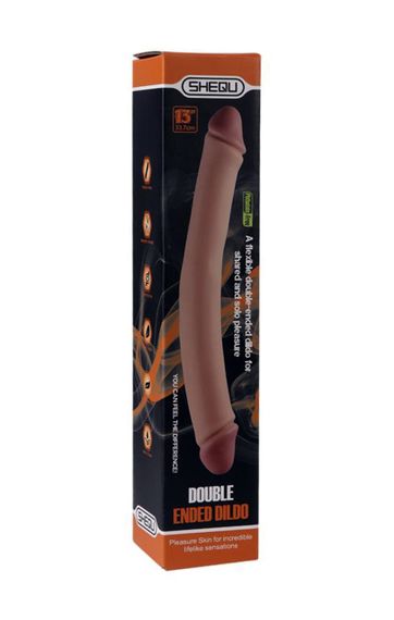 Двосторонній Фалоімітатор Hobare тілесний Sex Aura | Зображення 2