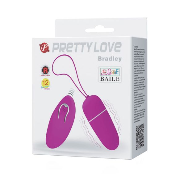 Віброяйце - Pretty Love Bradley Vibrating Egg Purple | Зображення 8