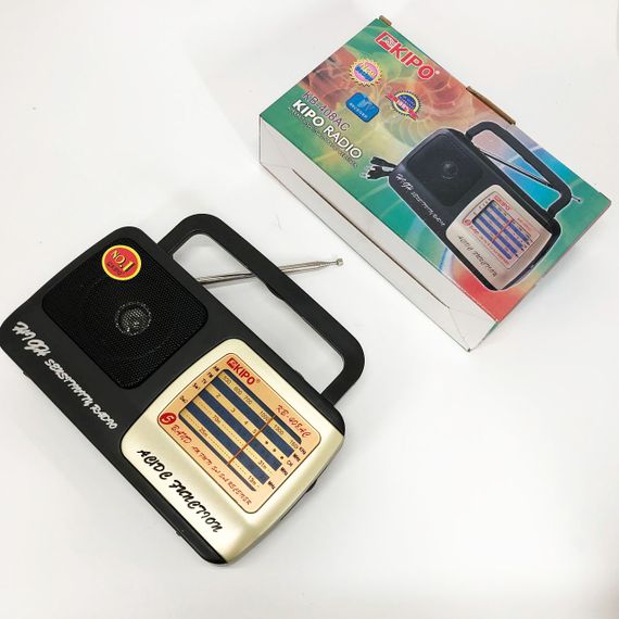 Радіо приймач з вбудованим акумулятор з хорошим прийомом для дачі KIPO KB-408 AC, Am радіоприймач Радіо WB-52 | Зображення 7