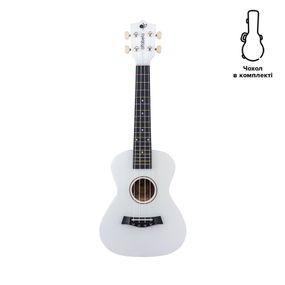 Електроакустичне укулеле Alfabeto U23 EQ (Білий) + чохол