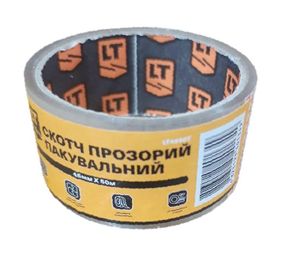 Скотч прозрачный упаковочный, 45мм*300 метров