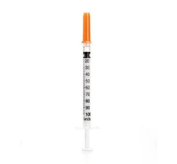 Шприц инсулиновый 3 компонентный 100 Ед со съемной иглой Luer Slip