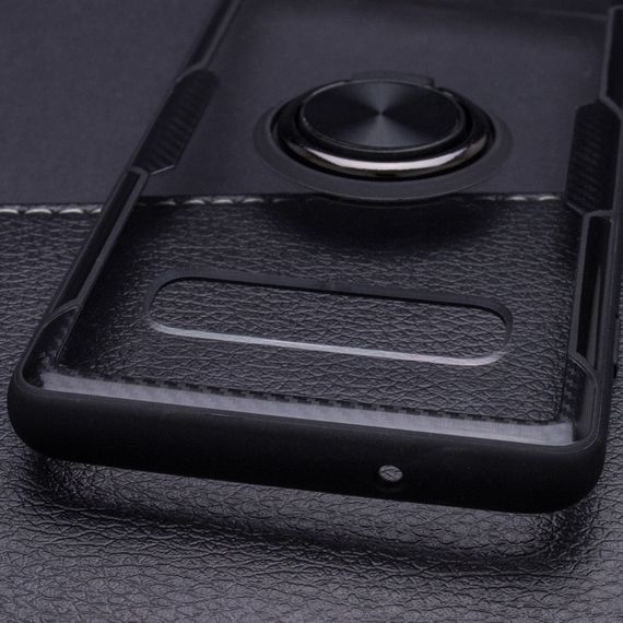 Чохол бампер Primolux Ring Magnetic Stand для смартфона Samsung Galaxy S10 (SM-G973) - Black | Зображення 5