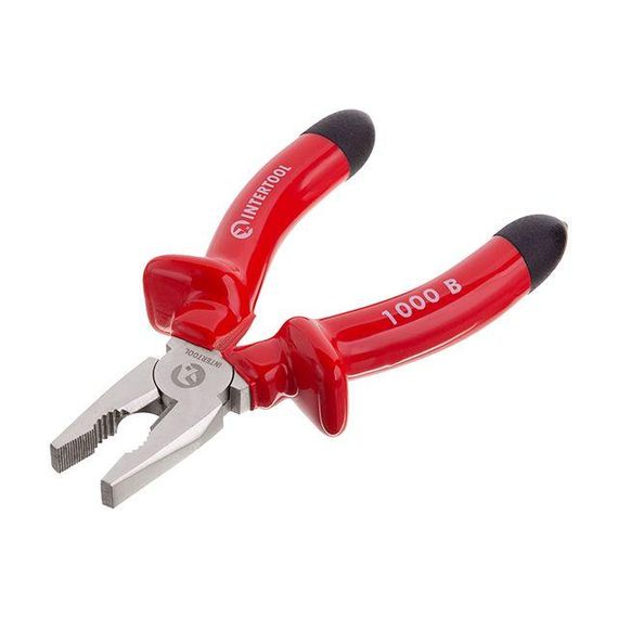 Плоскогубці 160 мм, діелектричні, Cr-V INTERTOOL NT-0312