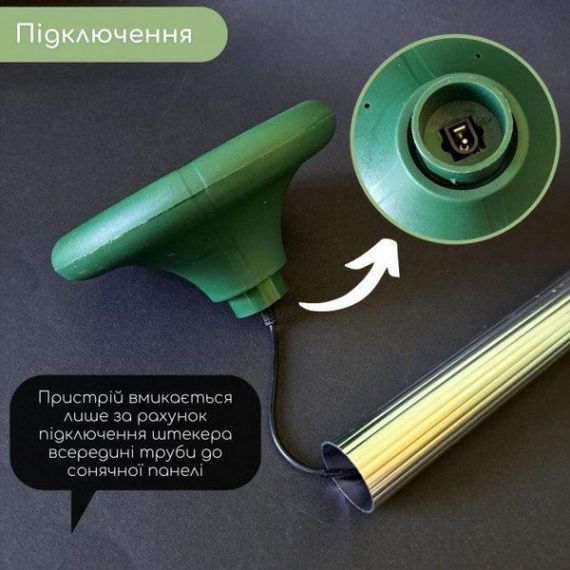 Ультразвуковий відлякувач гризунів кротів мишей для саду городу на сонячній батареї Park (REP-2S) (80) | Зображення 5
