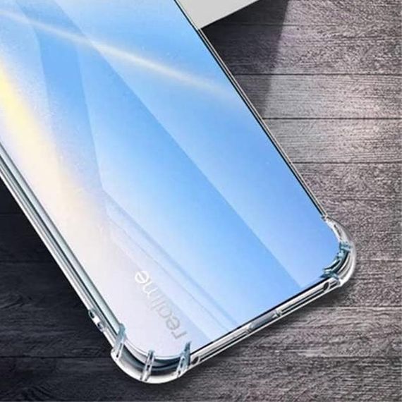TPU чехол GETMAN Ease logo усиленные углы Full Camera для Realme 10 4G Бесцветный (прозрачный) | Зображення 2