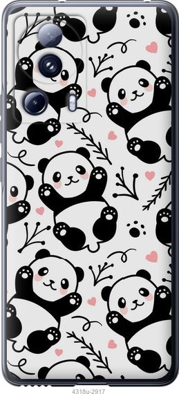 Чехол на Xiaomi Civi 2 Панды "4318u-2917-17620"