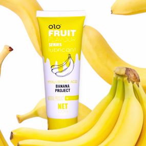 Лубрикант водный Fruit Flavour Series – Banana Project, аромат и вкус банана Sex Aura
