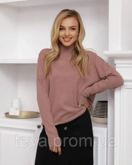 Светр колір рожевий розміри S, M, L, XL, XXL, 3XL FI_005376