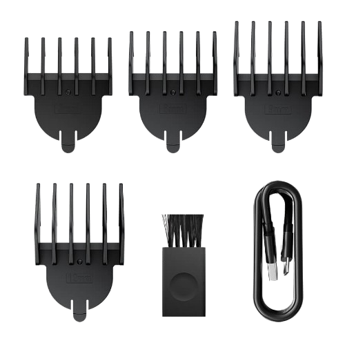 Набір для стрижки акумуляторний 3,7W 800mAh 6в1 MR-661 Maestro | Зображення 4