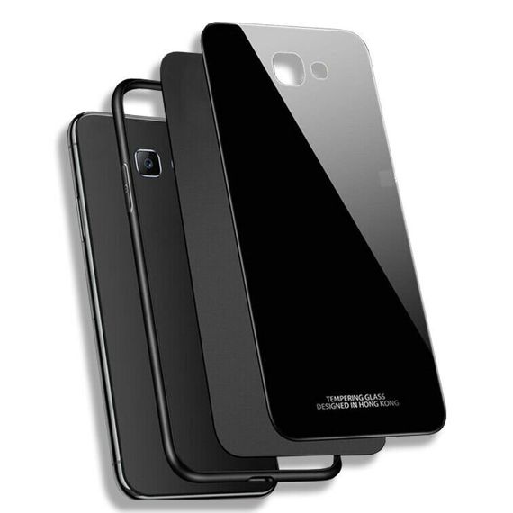 Силіконовий чохол зі скляної кришкою для Samsung Galaxy J6 Plus колір Білий | Зображення 2