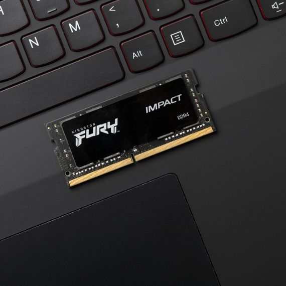 Модуль пам'яті для ноутбука SoDIMM DDR4 32GB 3200 MHz Fury Impact Kingston Fury (ex.HyperX) (KF432S20IB/32) | Зображення 4