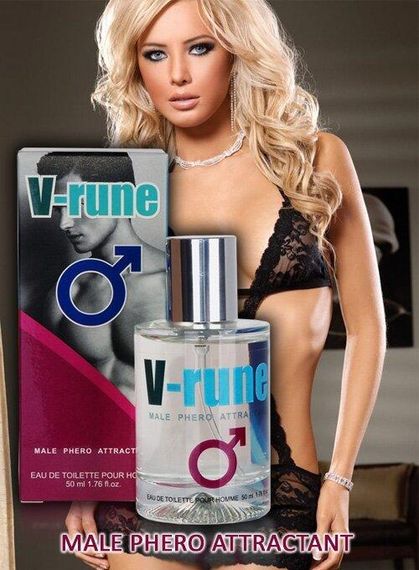 Духи з феромонами для чоловіків V-rune, 50 ml Sex Aura | Зображення 1