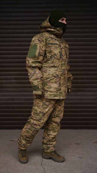 Зимовий костюм бушлат+штани мультикам розмір 44-46 (3-4) | Зображення 1