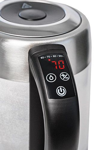 Електрочайник скляний Adler AD 1247, 1,7 л, 2200 Вт, з регулюванням температури та підсвіткою | Зображення 5