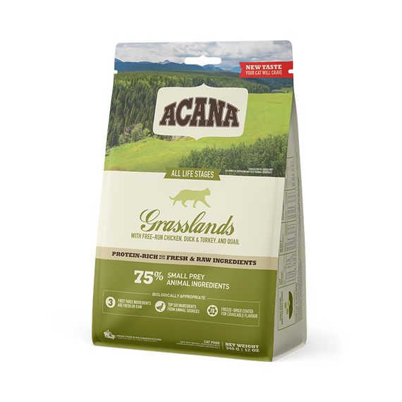 Корм Acana Grasslands cat сухий з м'ясом та рибою для котів будь-якого віку 0.34 кг