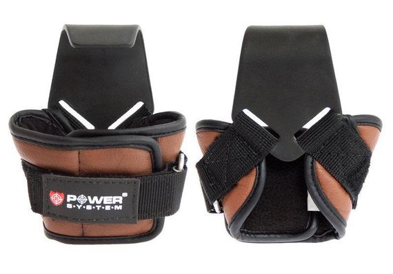 Гаки для тяги на зап'ястя Power System PS-3300 Hooks Brown L