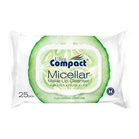Серветки вологі Ultra Compact Micellar з міцелярно водою 25 штук