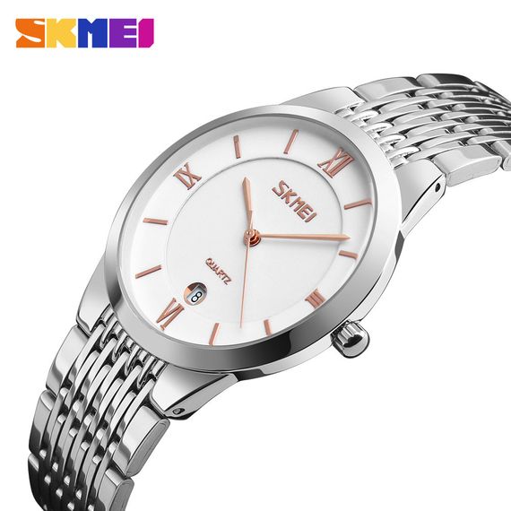 Годинник S2kmei 9139WTGD-B White-Gold B | Зображення 1
