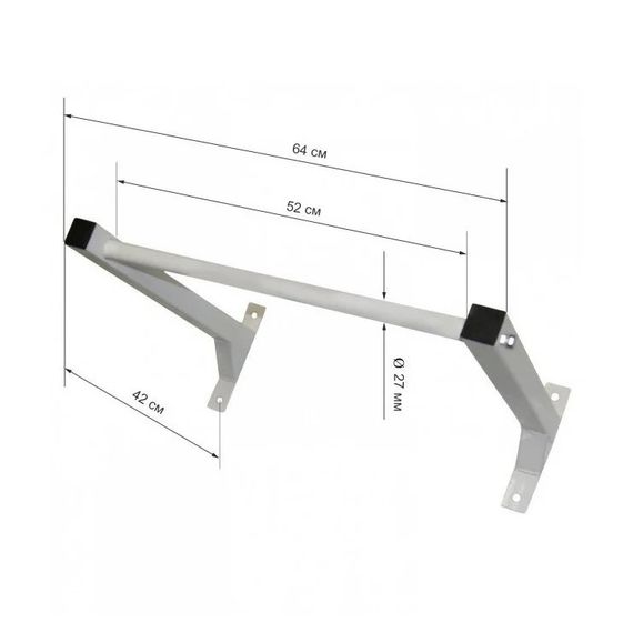 Турник настенный белый NE-TR-20 | Зображення 1