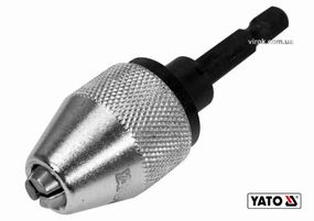Патрон для дриля YATO HEX-1/4" Ø0.5-6.5 мм 75 мм YT-04645