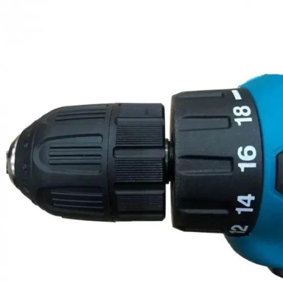 Акумуляторний шуруповерт 12V з набором інструментів, 18 режимів, 1 акумулятор, кейс для транспортування | Зображення 1