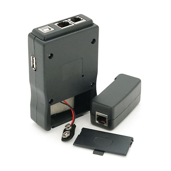 Кабельний тестер Merlion M726ATUSB, RJ-45 + USB, батарейки в комплекті немає | Зображення 1