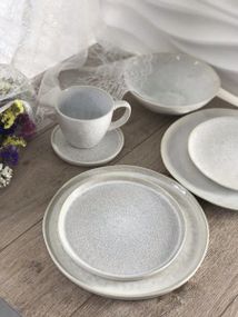 Тарілка десертна Olens Уайт стоун JM-1795-W 14 см