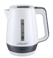 Електрочайник 1,7л 1850-2200W (диск) білий MR-033-WHITE Maestro