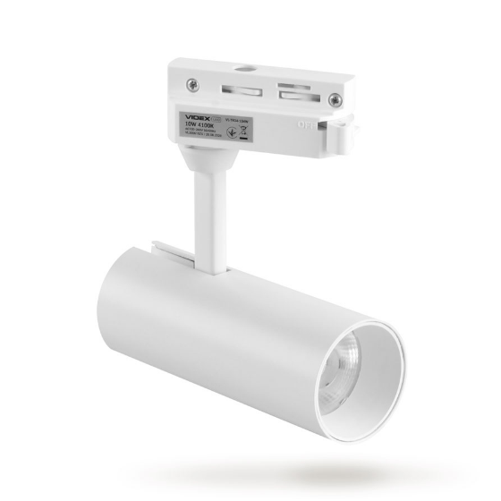 LED Світильник трековий 10W 4100К 220V білий VL-TR04-104W Videx | Зображення 3