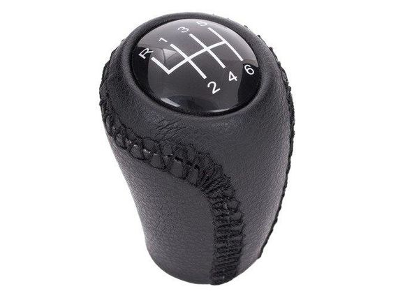 Mazda MX-5 III 05-14 ручка перемикання передач чорна шкіра 6 передач мазда