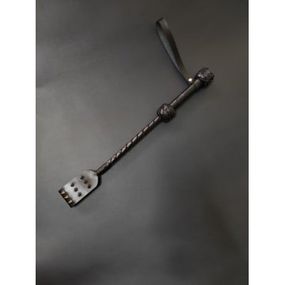 Стек із шипами БДСМ Candy Hero шкіра, короткий, чорний