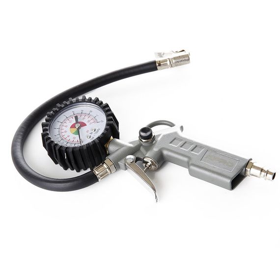 Пістолет для підкачування коліс пневматичний з манометром 85-200л/хв, 12бар APRO 8500801 | Зображення 3
