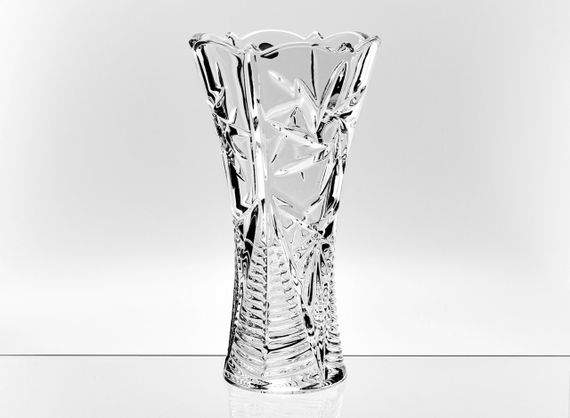 Ваза скляна для квітів Bohemia Pinwheel Nova 30 см 89001/99030/300 | Зображення 1
