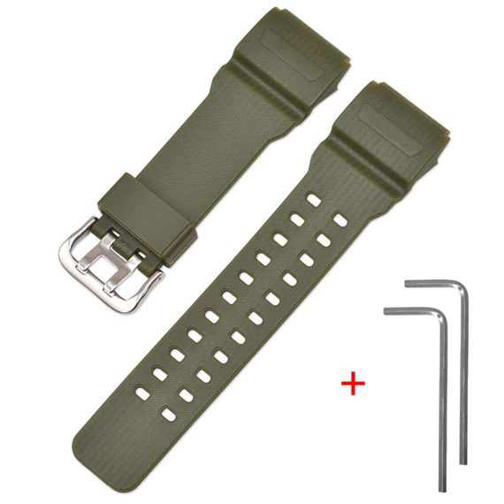 Ремінець для Casio G-Shock GG-1000/GWG-100/GSG-100 Army Green SI
