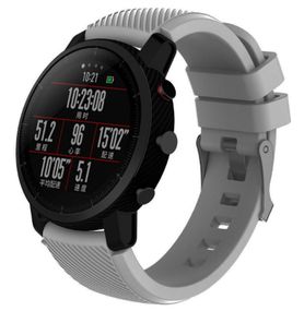 Силіконовий ремінець Primo для годинника Xiaomi Huami Amazfit SportWatch 2 / Amazfit Stratos - Grey