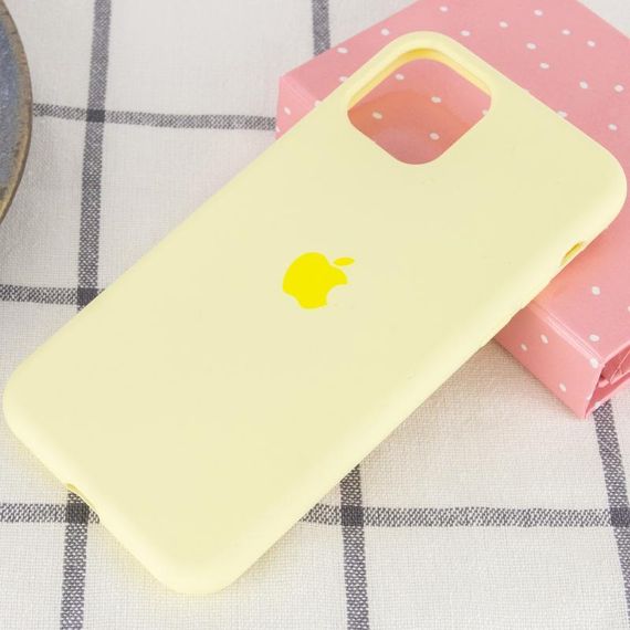 Чохол Silicone Case Full Protective (AA) для Apple iPhone 11 (6.1") Жовтий / Mellow Yellow | Зображення 1